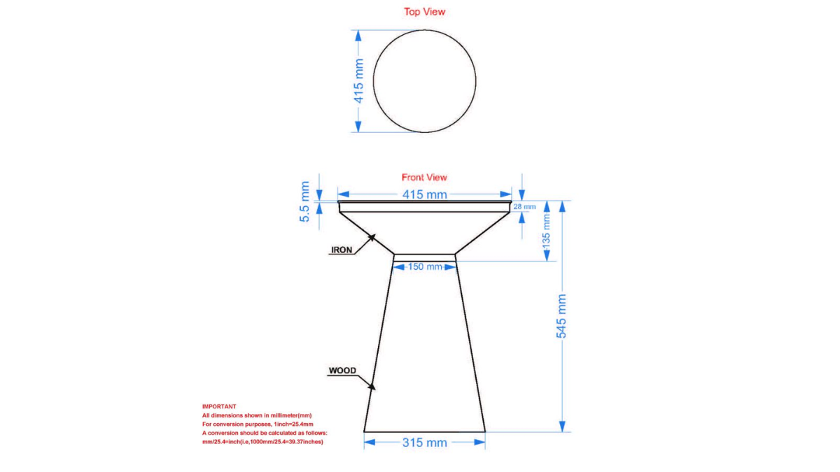 WORLDWIDE HOME FURNISHINGS BODEN END TABLE