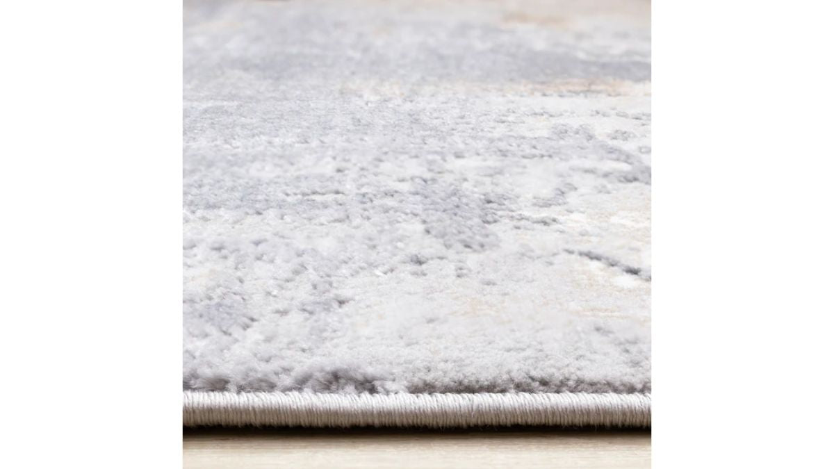 Emory Taupe White Brown Distressed Rug