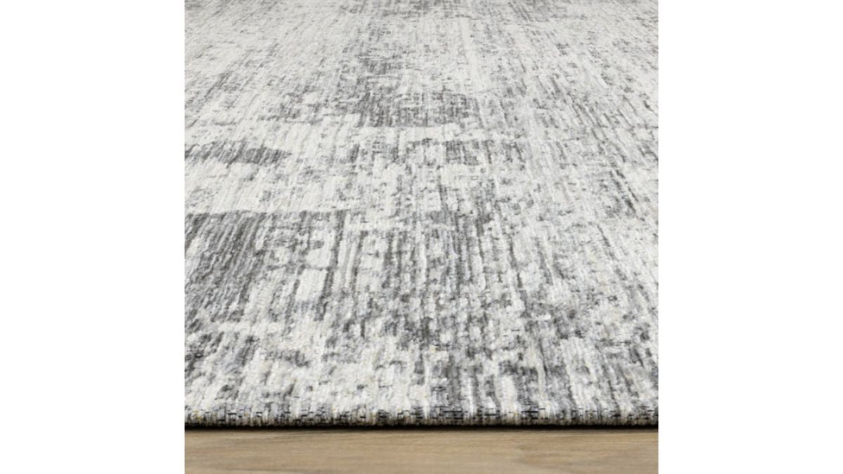 Cathedral Grey Faded Borders Rug