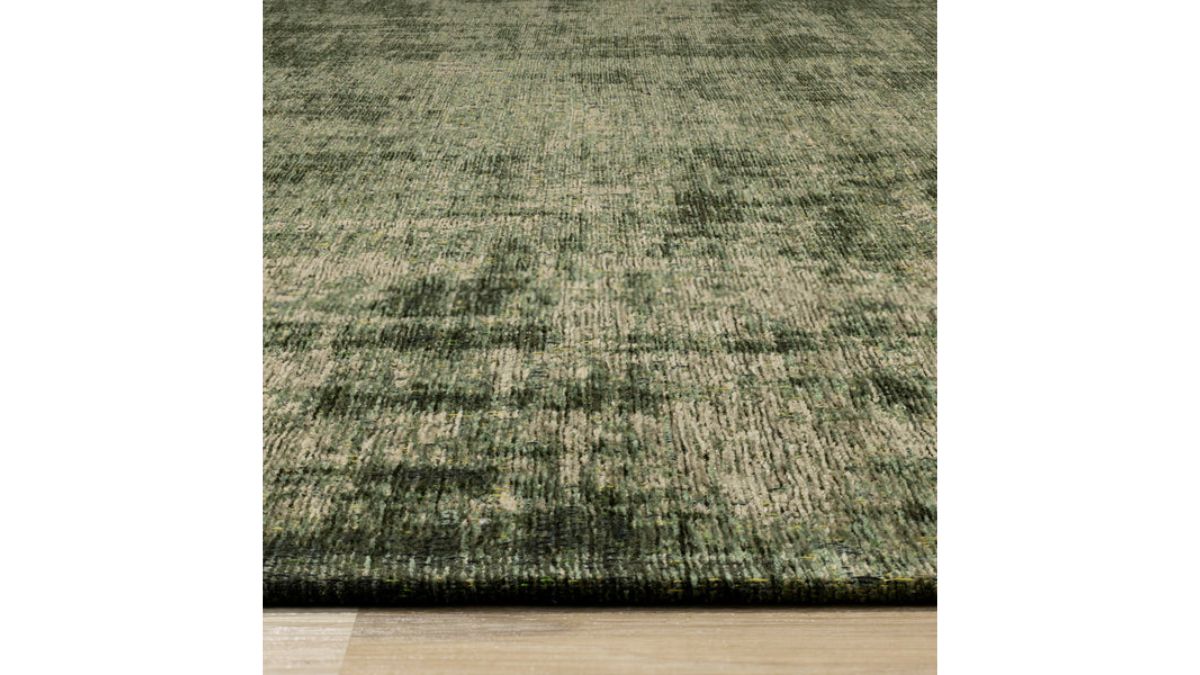 Cathedral Green Tree Bark Rug