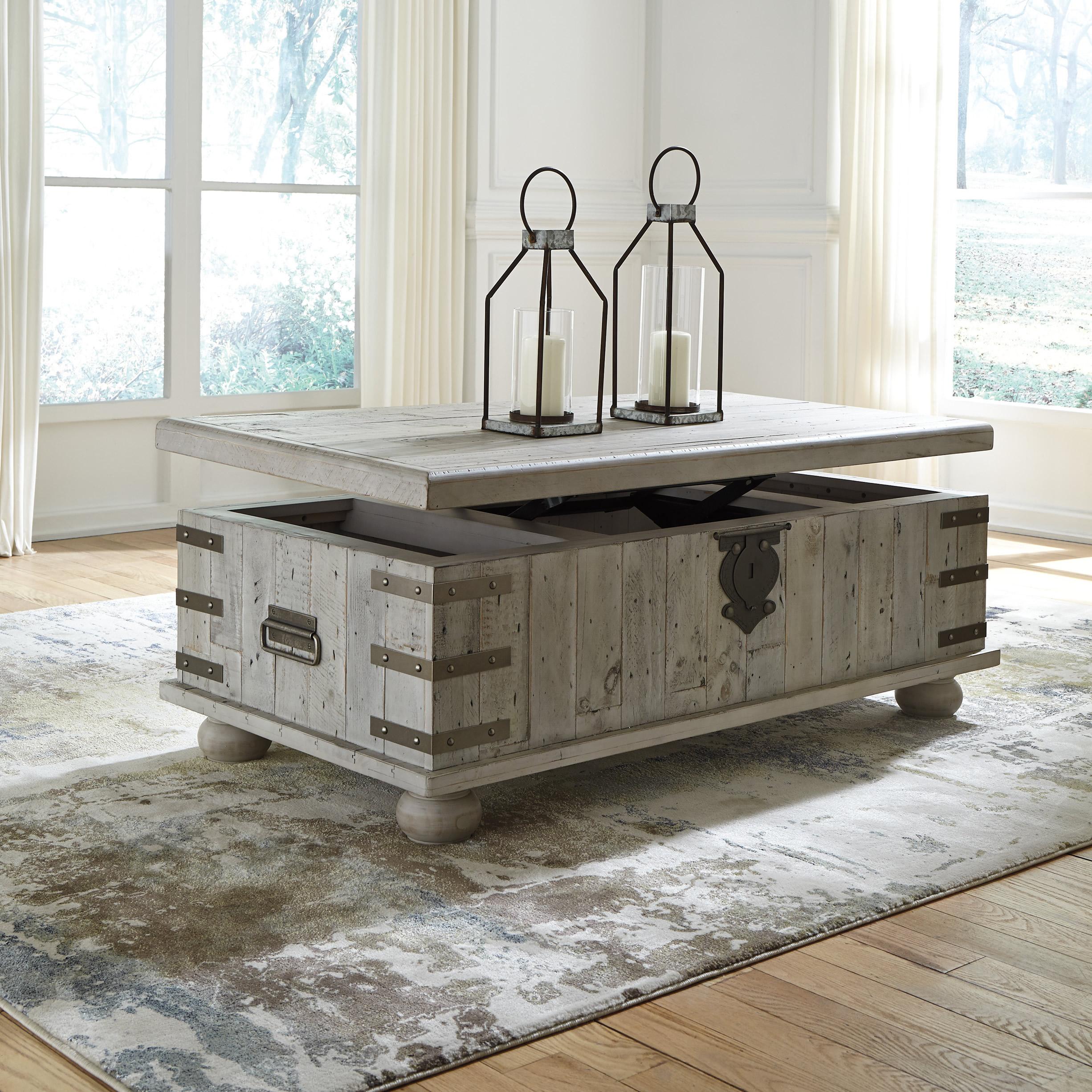 Signature Design by Ashley Carynhurst Lift Top Cocktail Table T757-9 IMAGE 4