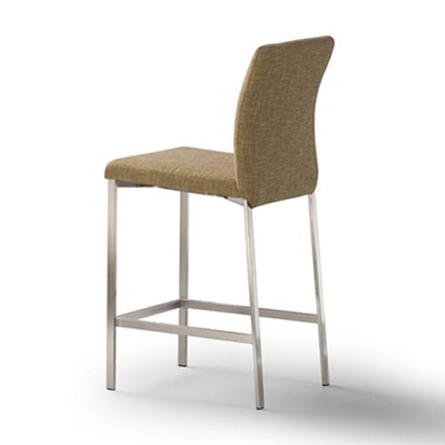 Trica Furniture Mancini Counter Height Stool Mancini Counter Stool - Brushed Steel IMAGE 1