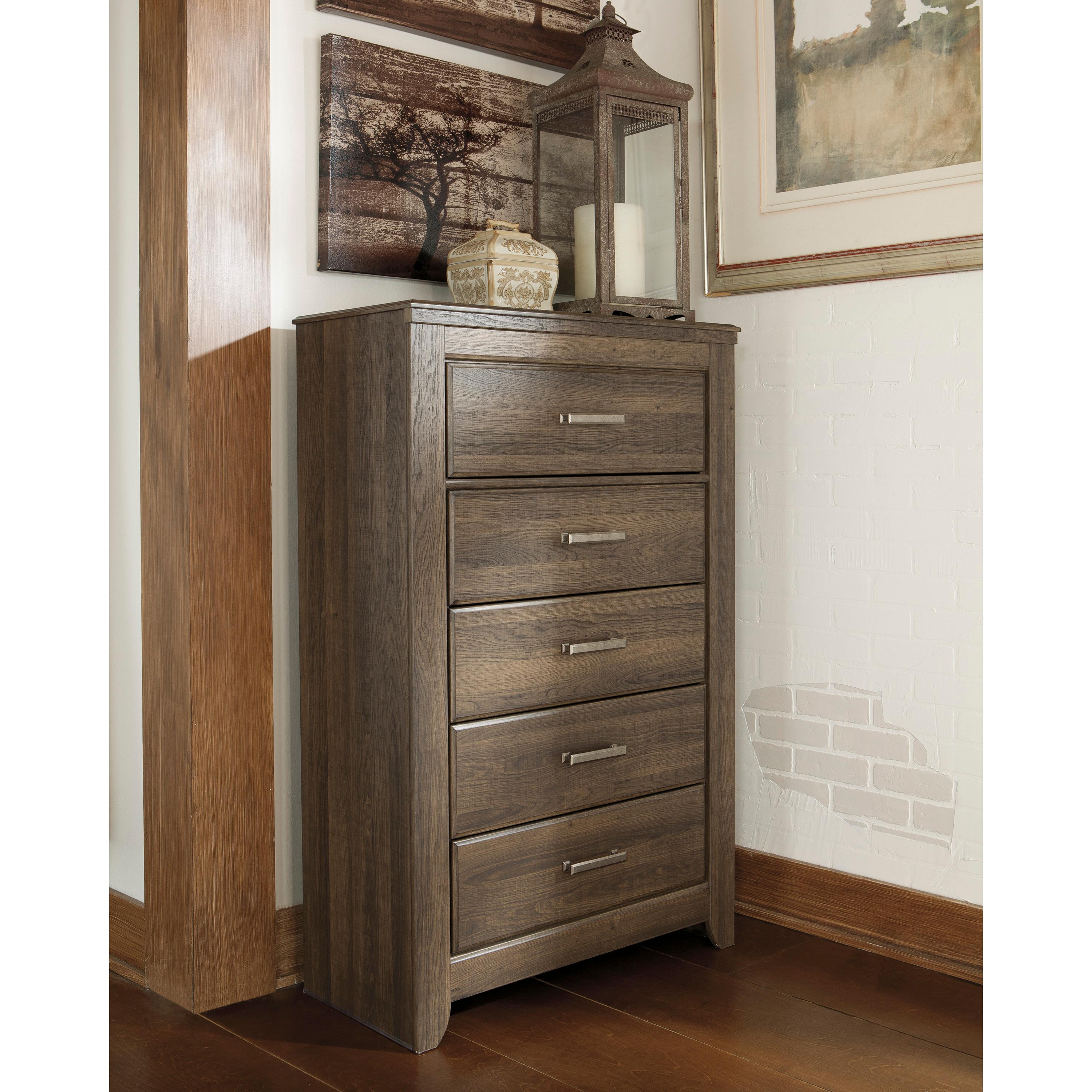 Signature Design by Ashley Juararo B251B42 7 pc Queen Poster Bedroom Set IMAGE 4