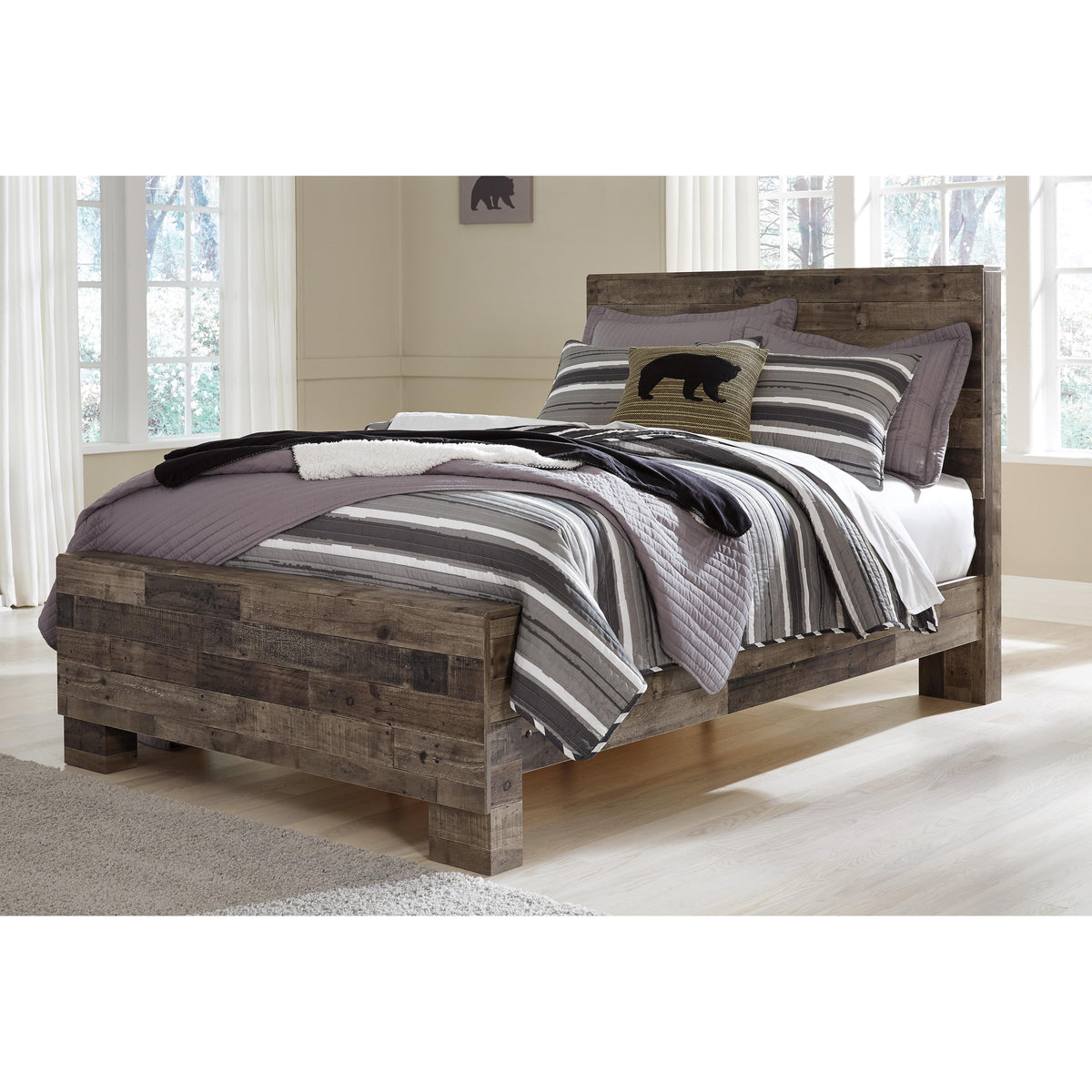 Benchcraft Derekson B200-86 Full Panel Rails IMAGE 2