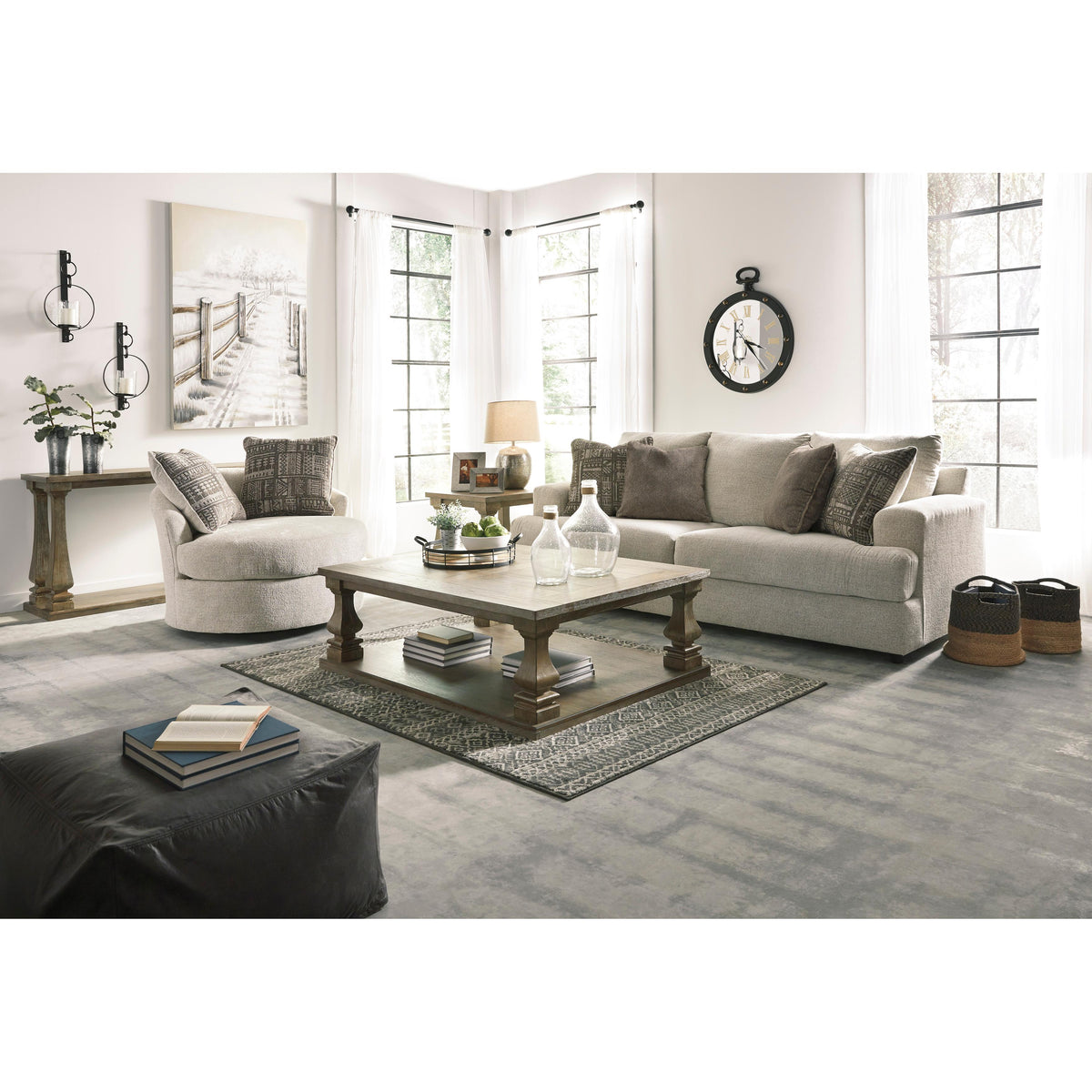 Signature Design by Ashley Soletren Swivel Fabric Accent Chair 9510444 IMAGE 5
