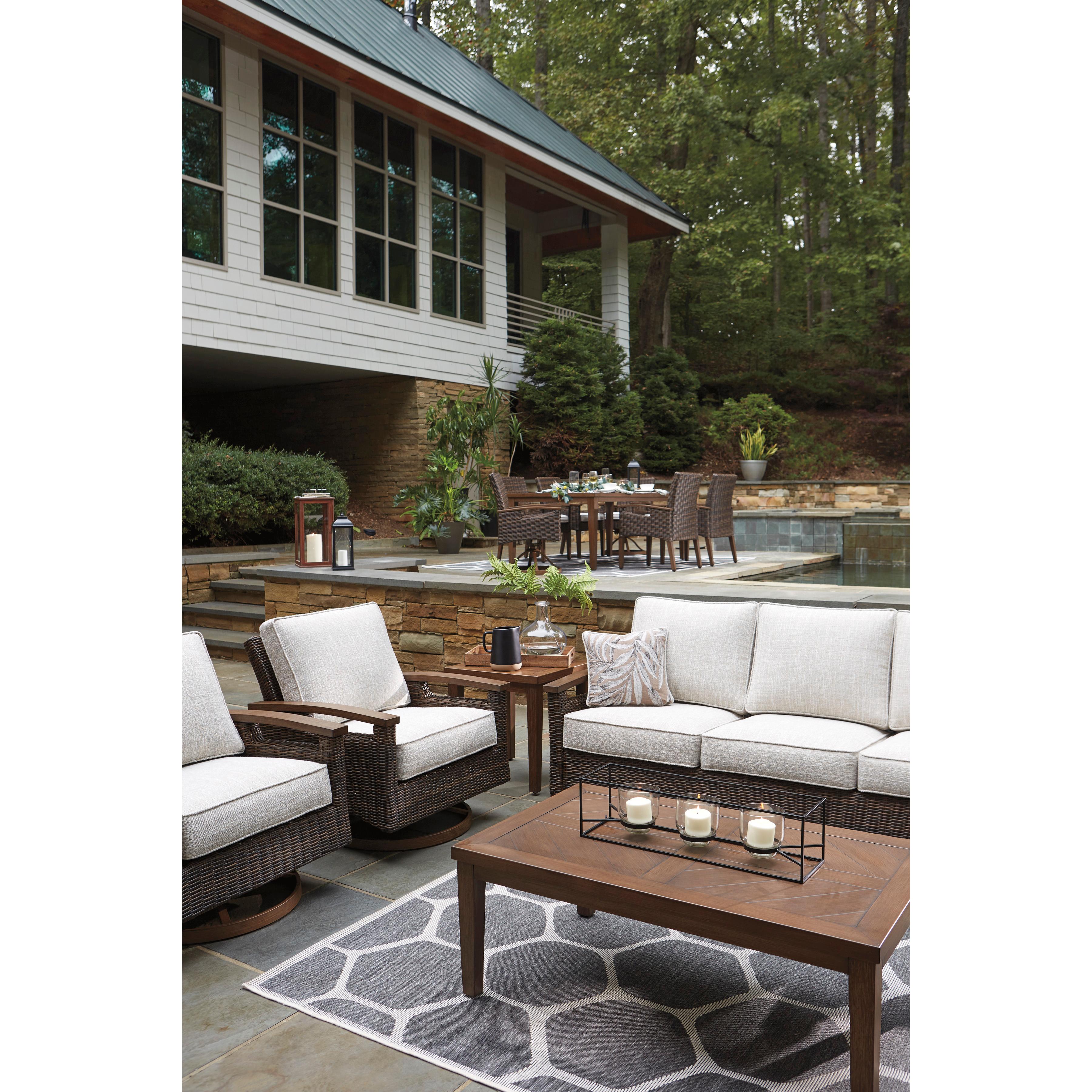 Signature Design by Ashley Paradise Trail P750-821 Swivel Lounge Chair IMAGE 11