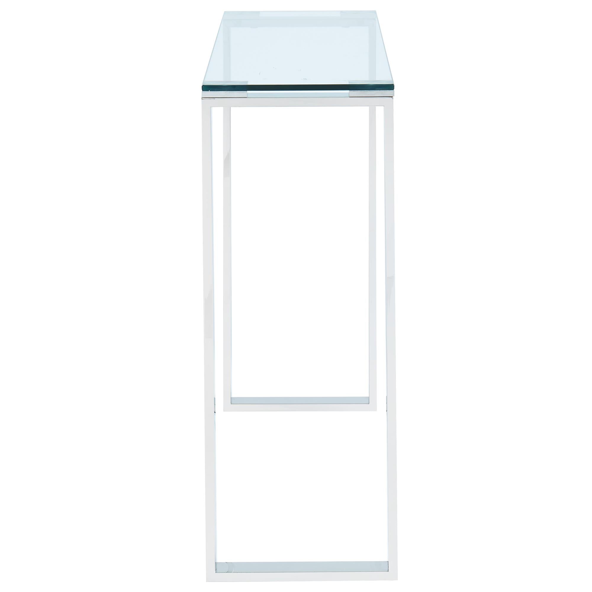!nspire Zevon 502-408CH Console/Desk - Silver IMAGE 3