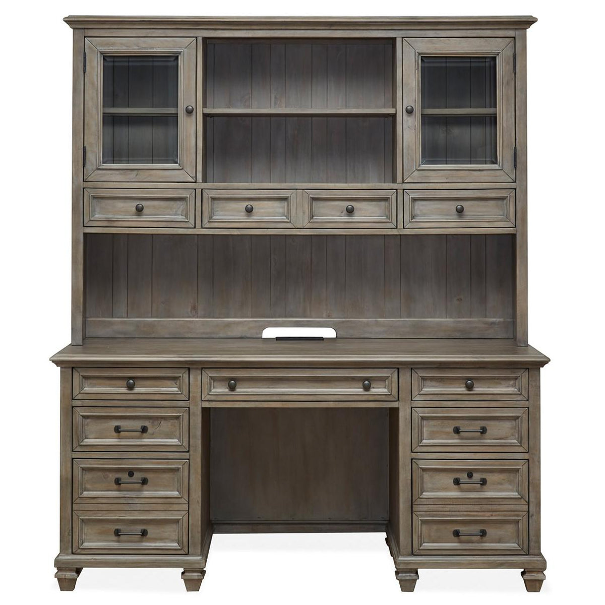 Magnussen Office Desks Desks With Hutch H4352-30/H4352-31 IMAGE 2