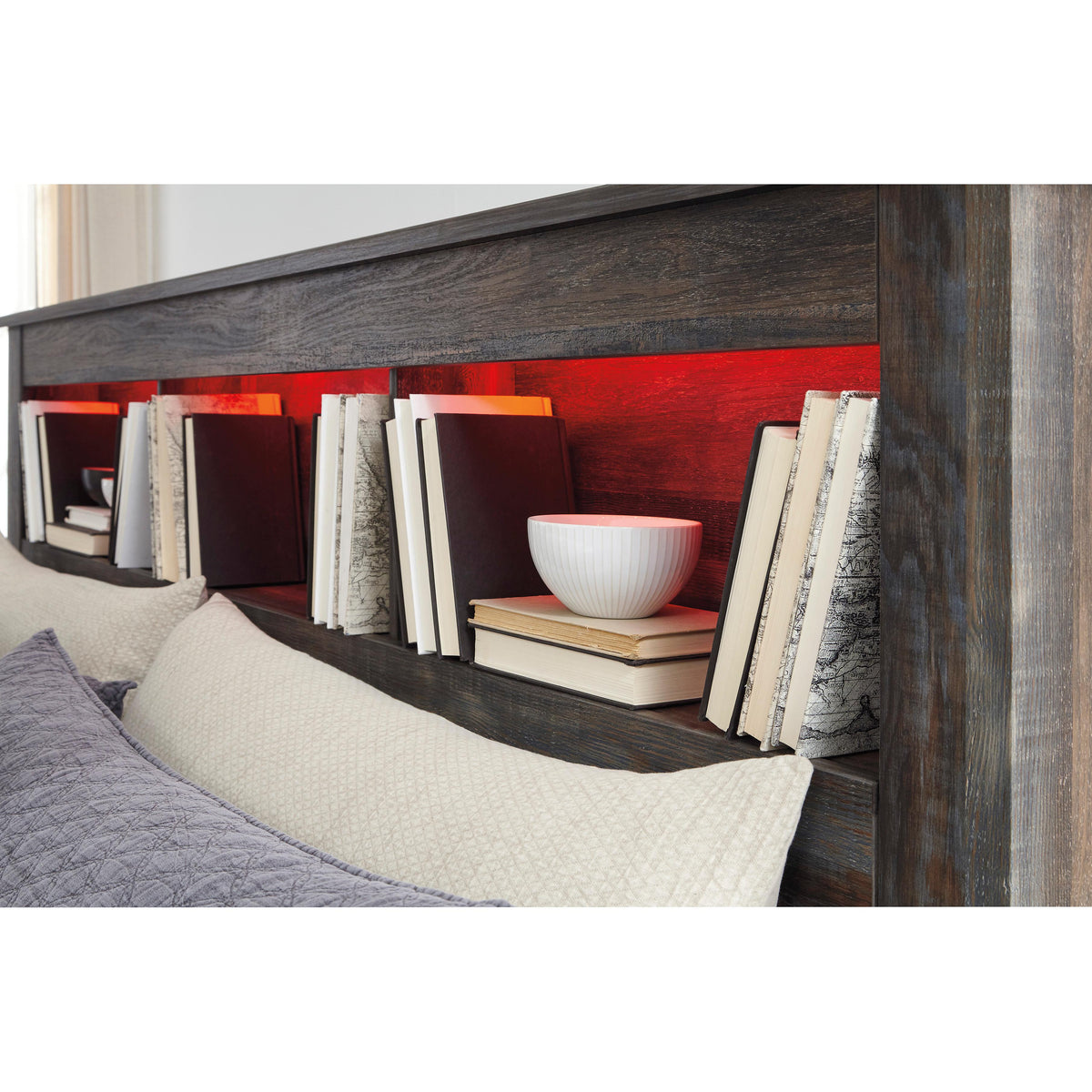 Signature Design by Ashley Drystan King Bookcase Bed with Storage B211-69/B211-56S/B211-97 IMAGE 5