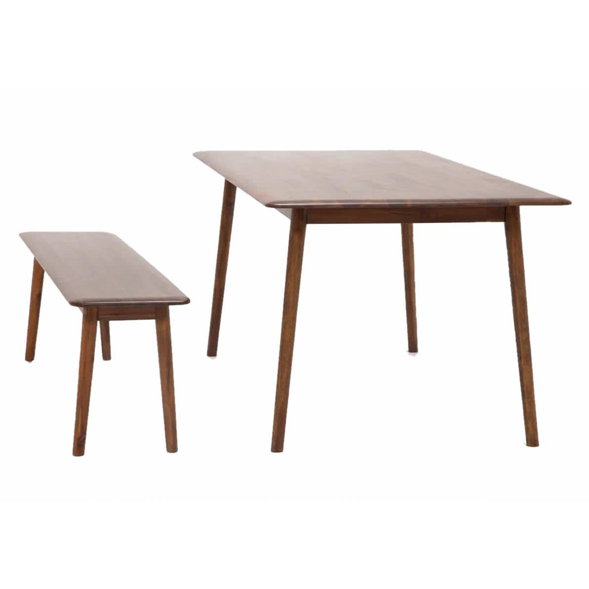 EQ3 Kacia Bench Kacia 7110-349-49 Small Bench - Walnut IMAGE 5