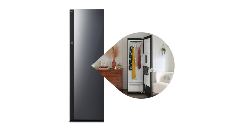 LG Styler Steam Closet with TrueSteam Technology and Dynamic MovingHanger |5 Hangers, Mirror