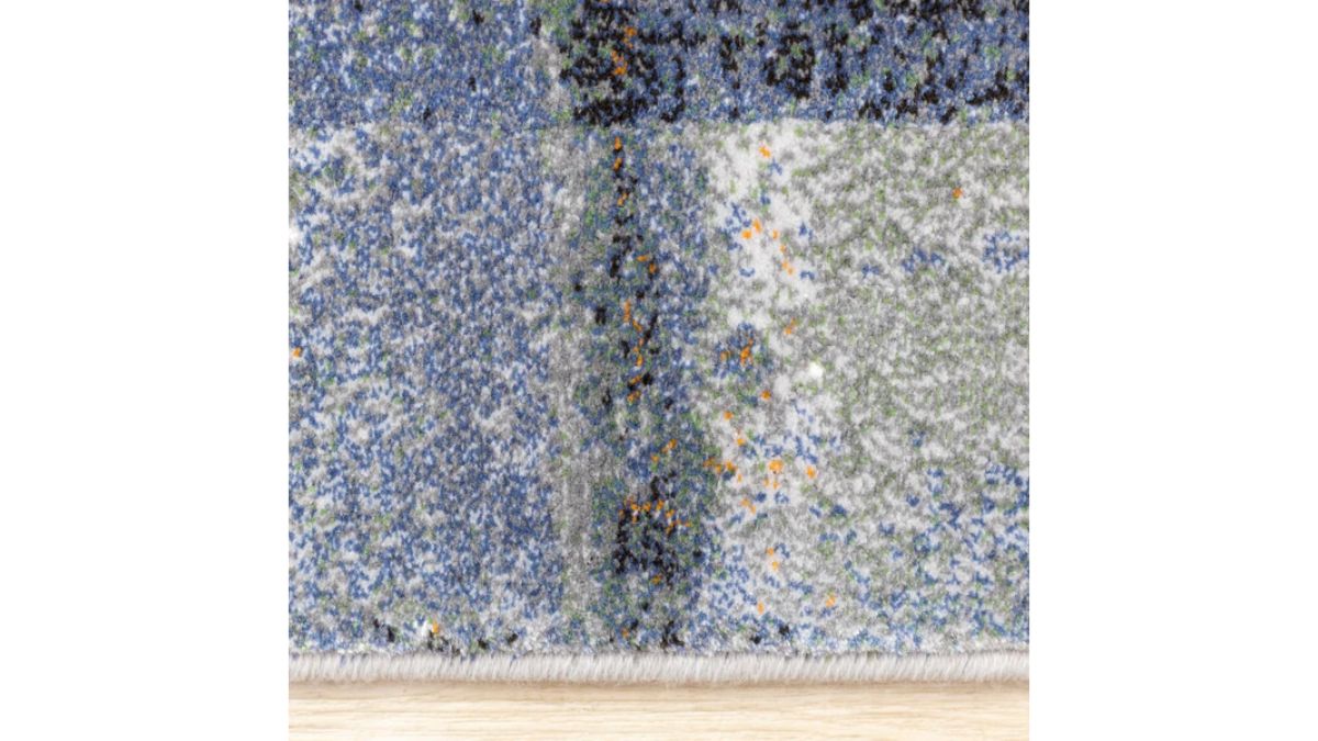 Aurora Blue Green Orange White Distressed Paint Strokes