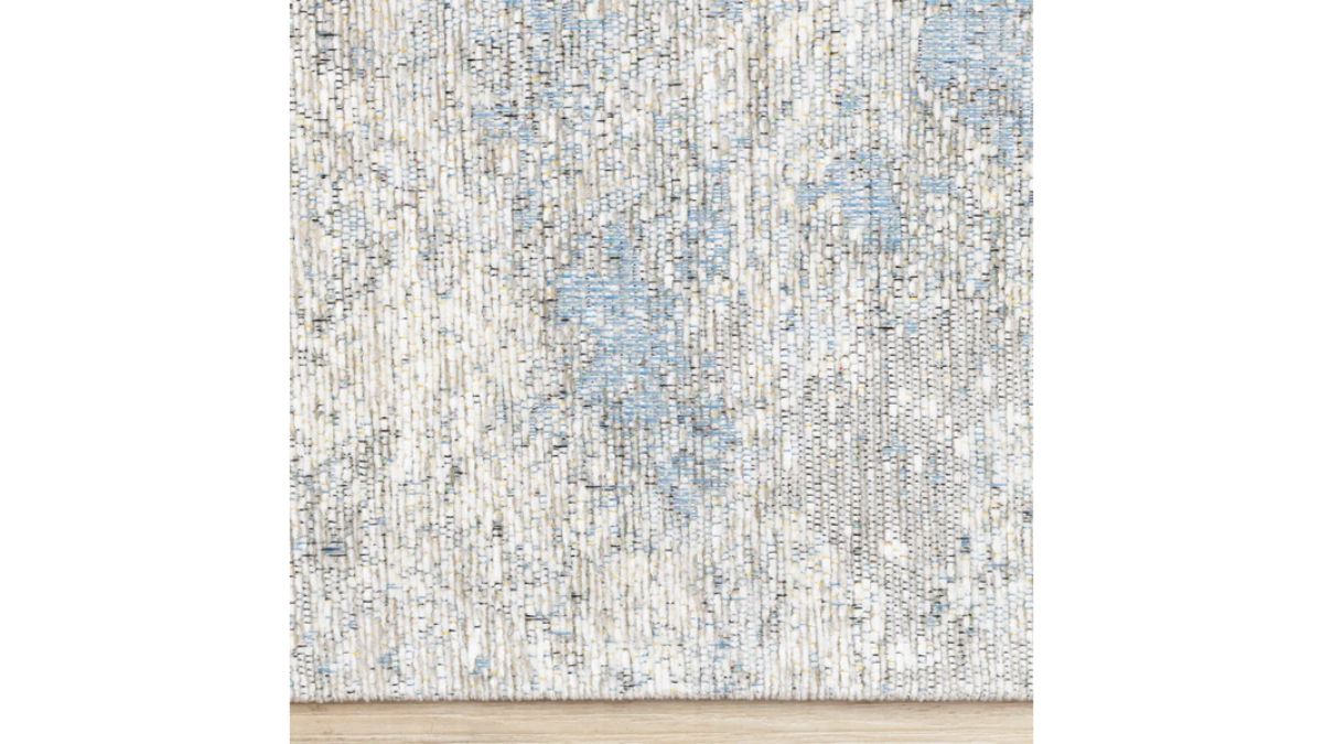 Cathedral Cream Blue Grey Marble Rug