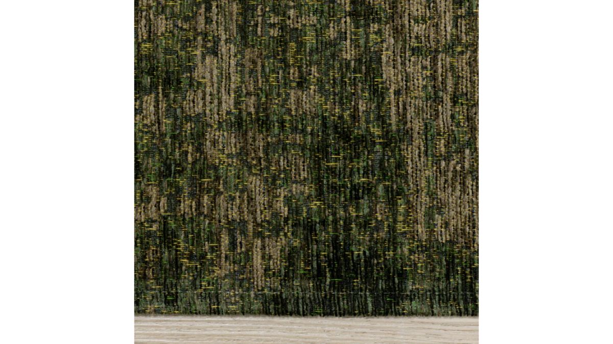 Cathedral Green Tree Bark Rug
