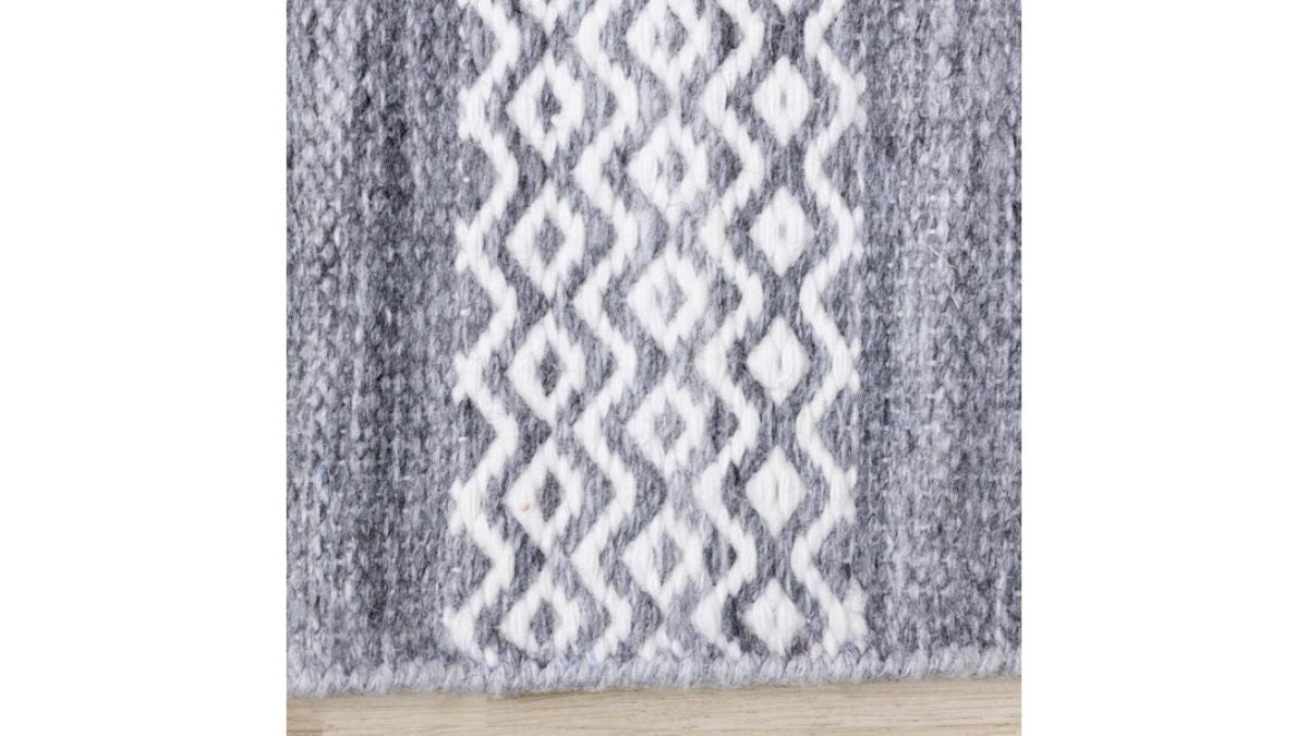 Aspen Striped Pattern Woven Rug