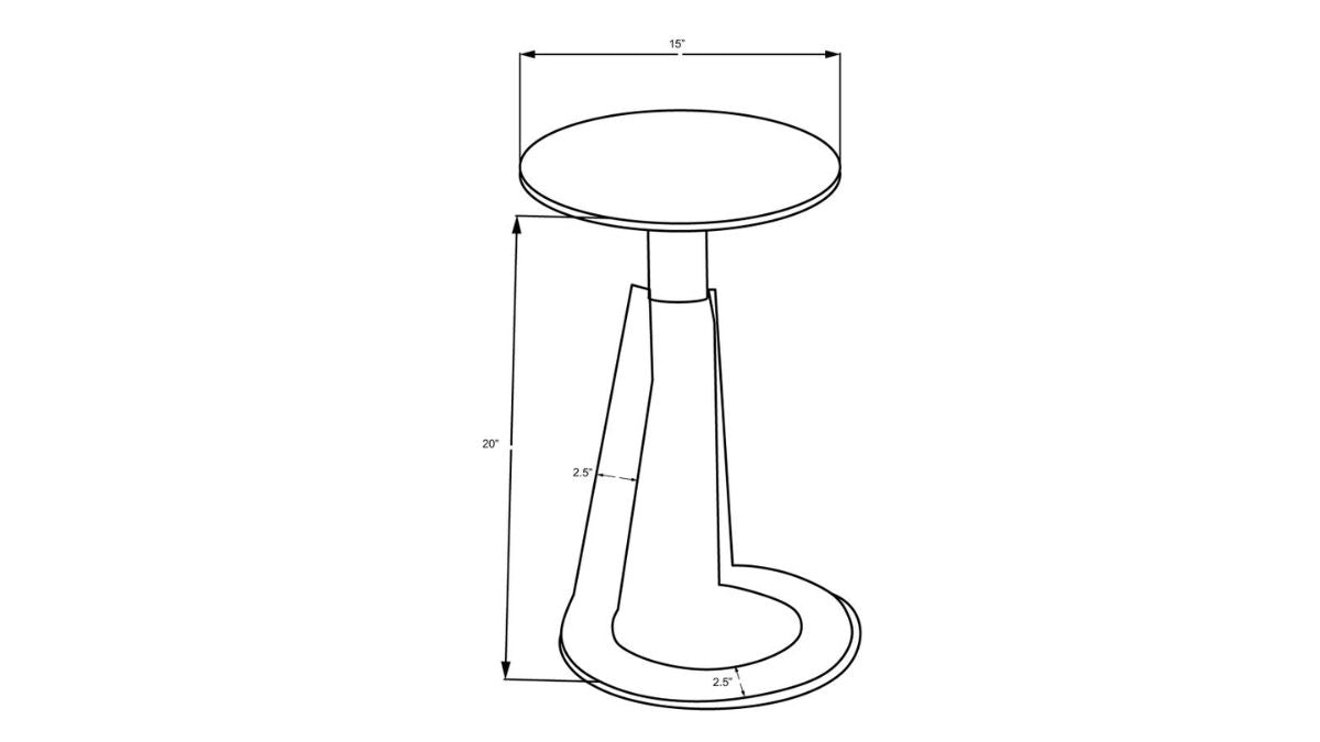 WORLDWIDE HOME FURNISHINGS DEVAS END TABLE