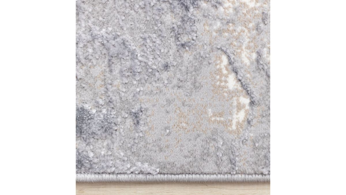 Emory Taupe White Brown Distressed Rug