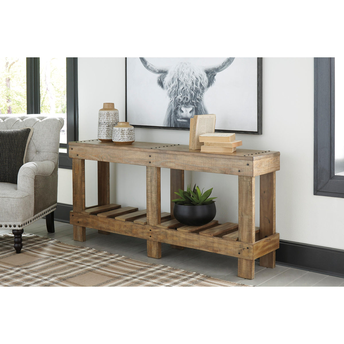 Signature Design by Ashley Susandeer A4000219 Console Sofa Table IMAGE 7