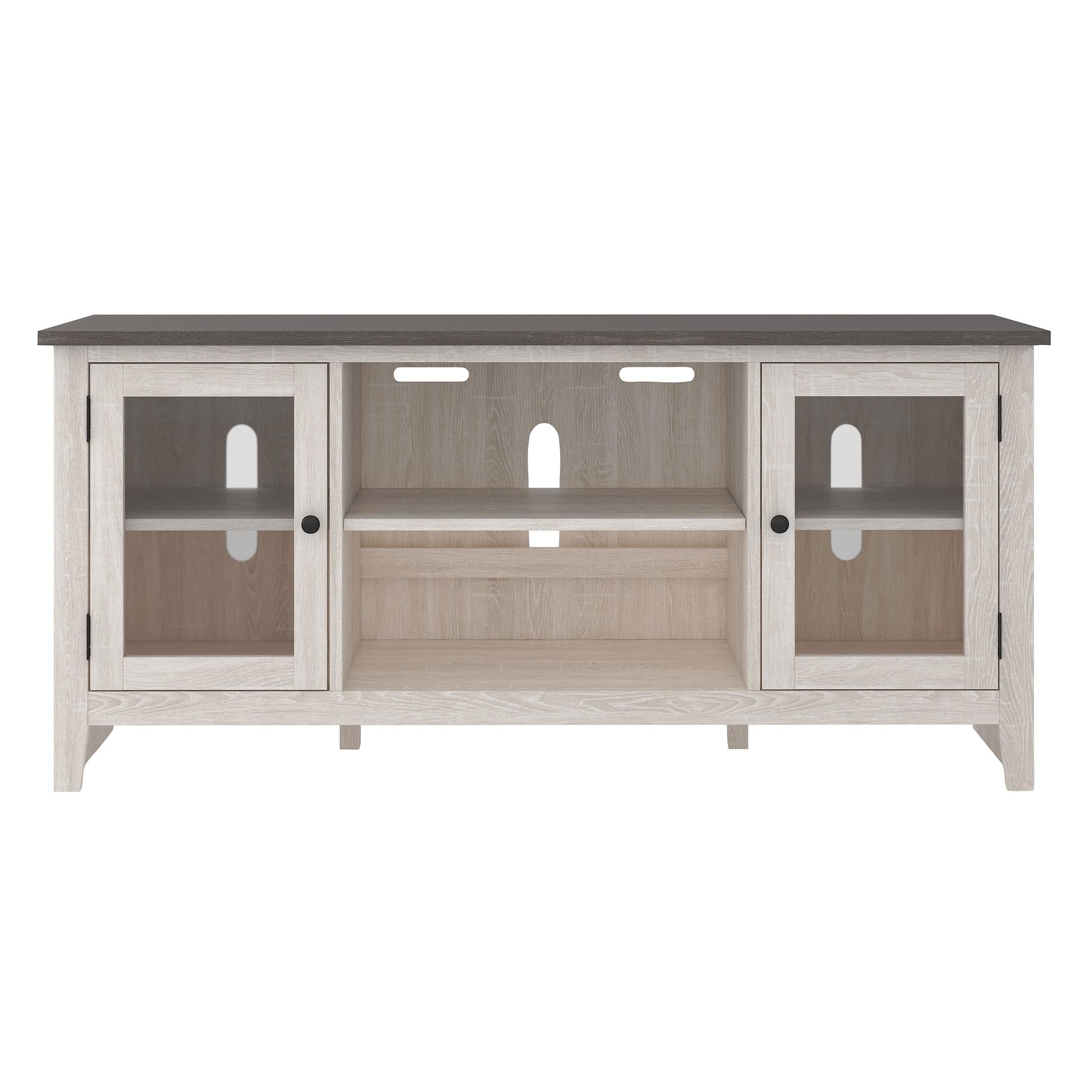 Signature Design by Ashley Dorrinson W287-68 Large TV Stand with Fireplace Option IMAGE 2