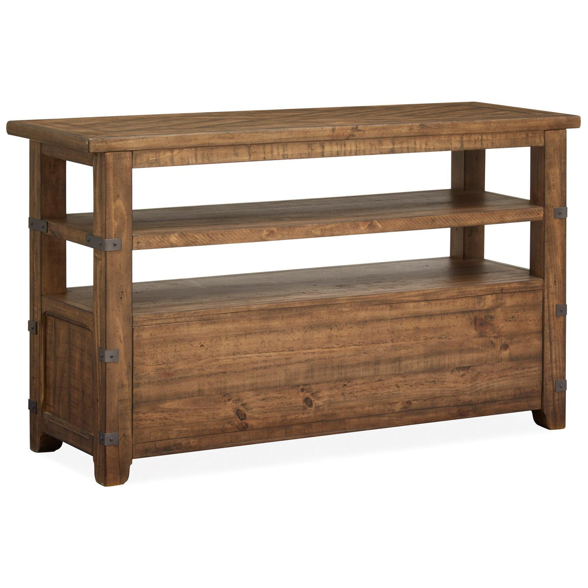 Magnussen Chesterfield T4717-73 Rectangular Sofa Table IMAGE 3