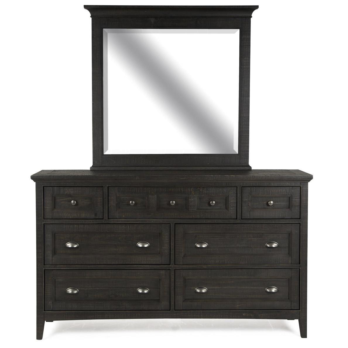 Magnussen Westley Falls B4399 Drawer Dresser with Landscape Mirror IMAGE 1
