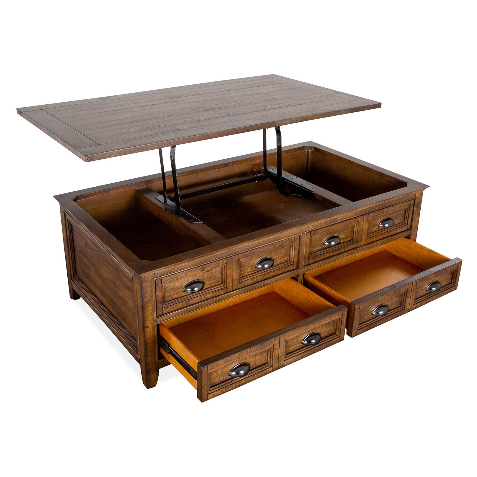 Magnussen Bay Creek T4398-50 Lift Top Storage Cocktail Table with Casters IMAGE 5