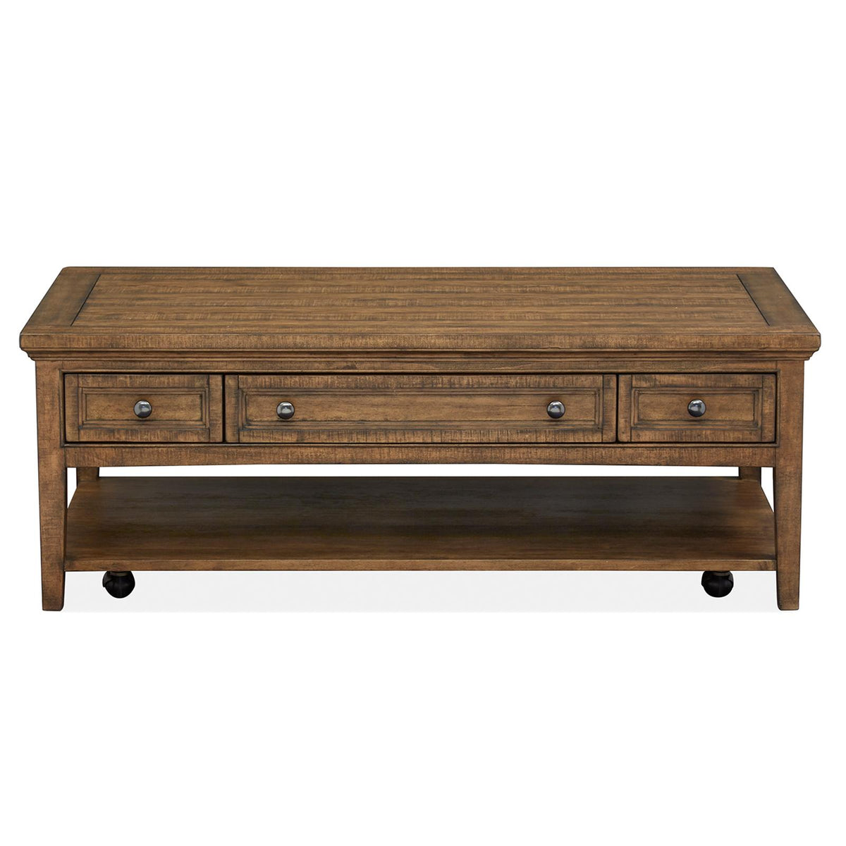 Magnussen Bay Creek T4398-43 Rectangular Cocktail Table with Casters IMAGE 2