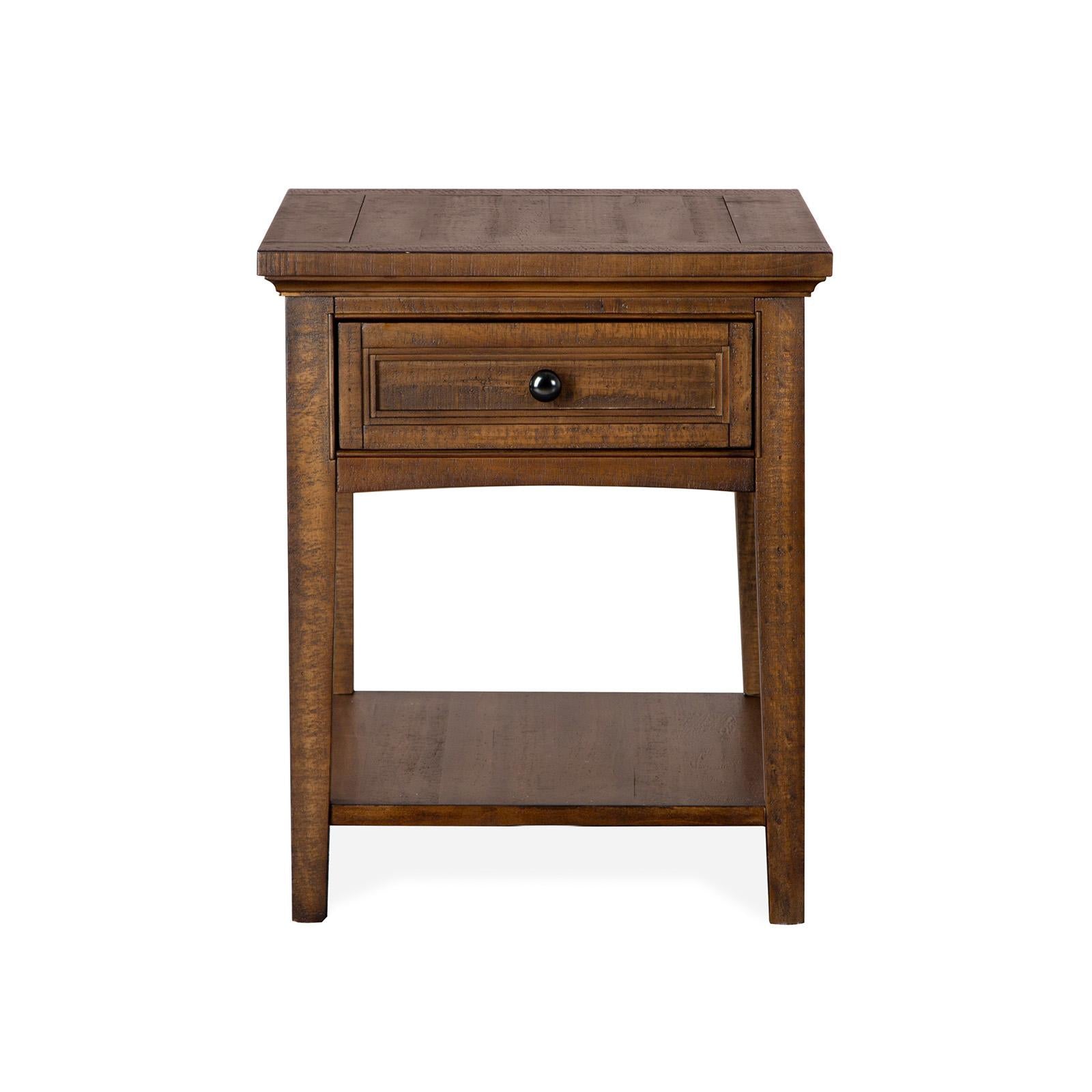 Magnussen Bay Creek T4398-03 Rectangular End Table IMAGE 1