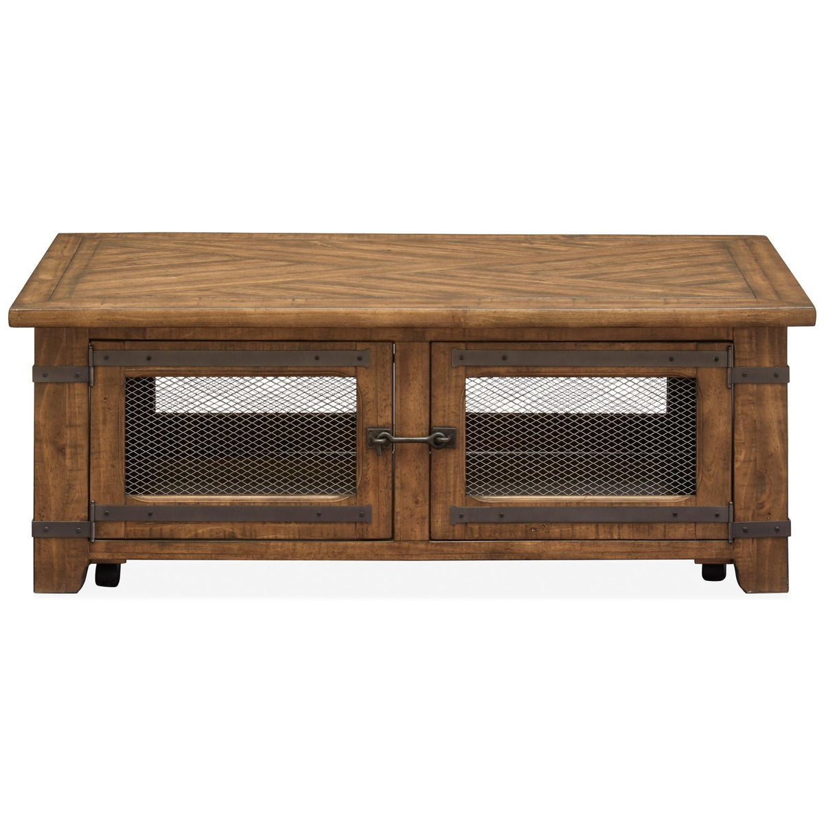 Magnussen Chesterfield T4717-50 Lift Top Storage Cocktail Table with Casters IMAGE 1