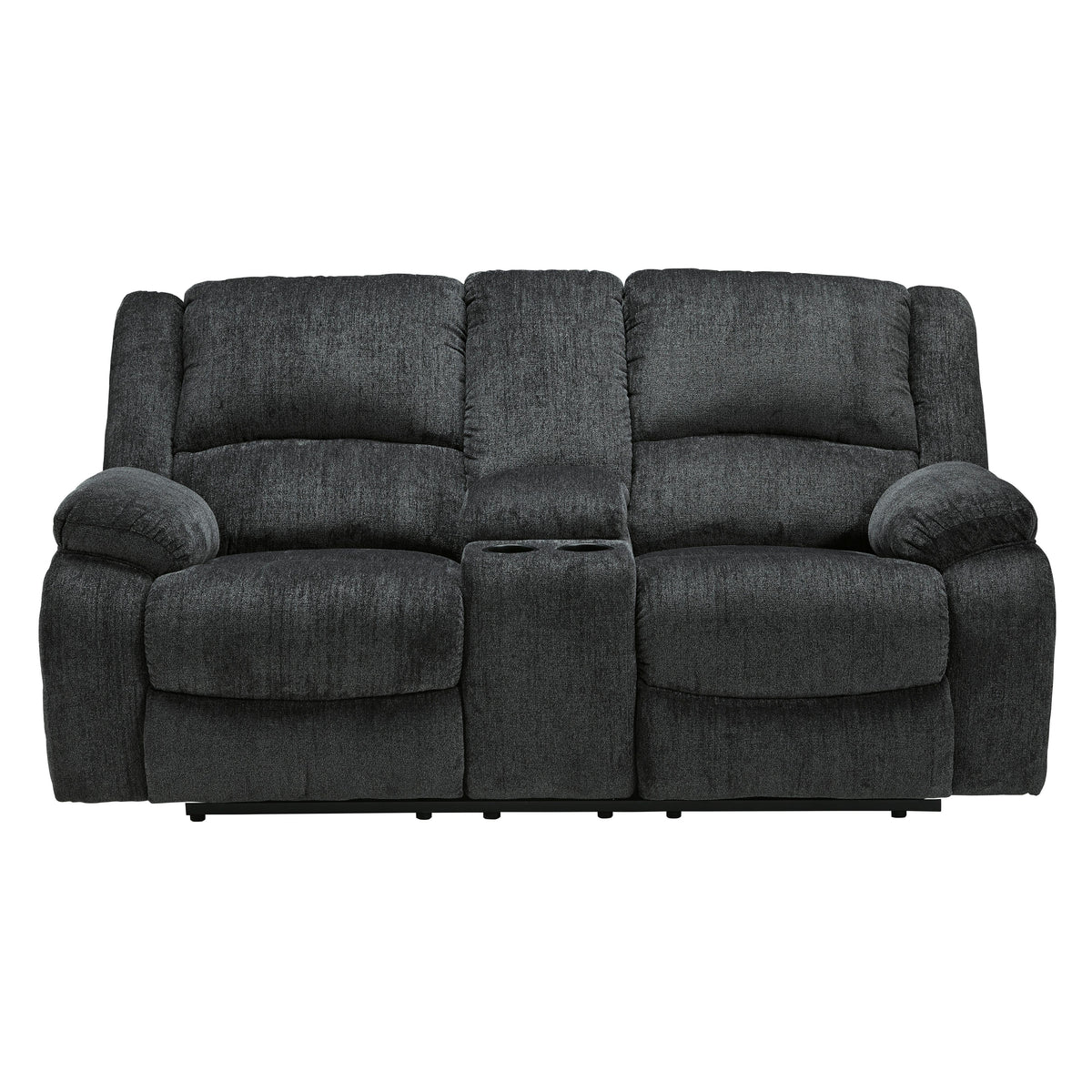 Signature Design by Ashley Draycoll 7650494 Double Reclining Loveseat with Console IMAGE 1