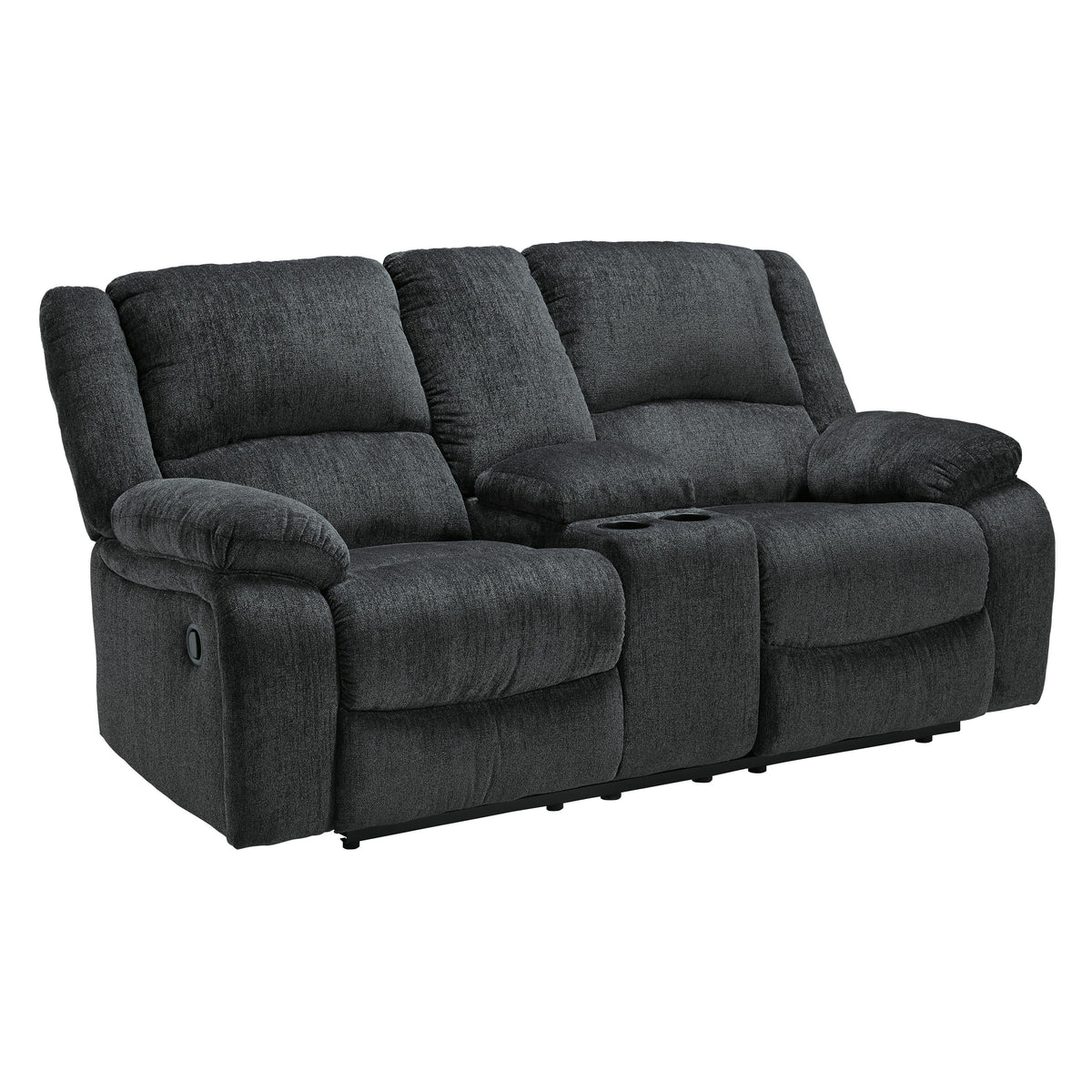 Signature Design by Ashley Draycoll 7650494 Double Reclining Loveseat with Console IMAGE 2