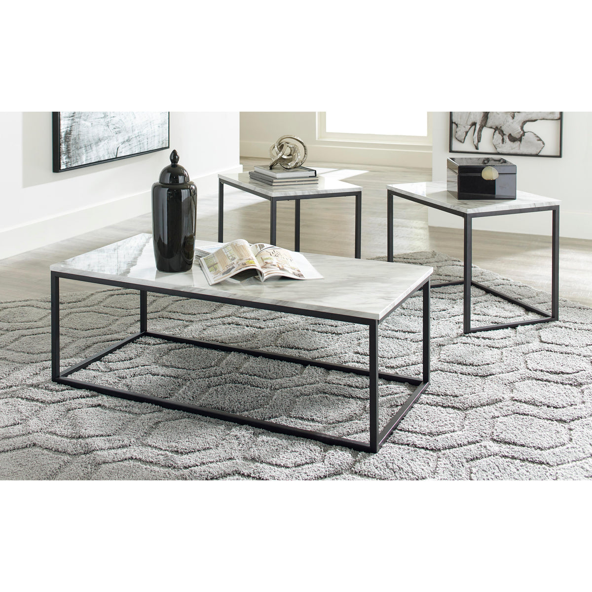 Signature Design by Ashley Donnesta T182-13 Occasional Table Set IMAGE 6