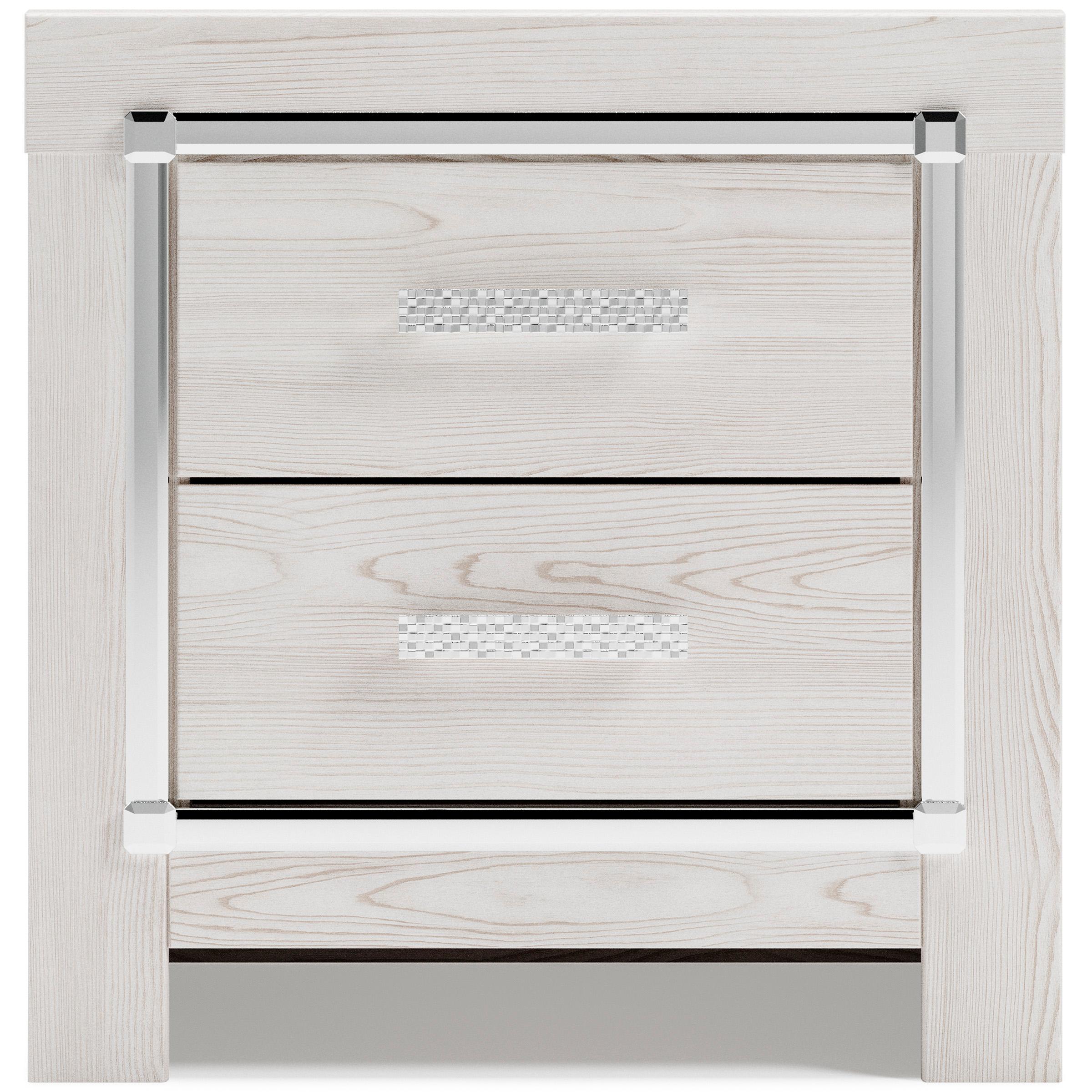 Signature Design by Ashley Altyra B2640-92 Two Drawer Night Stand IMAGE 1