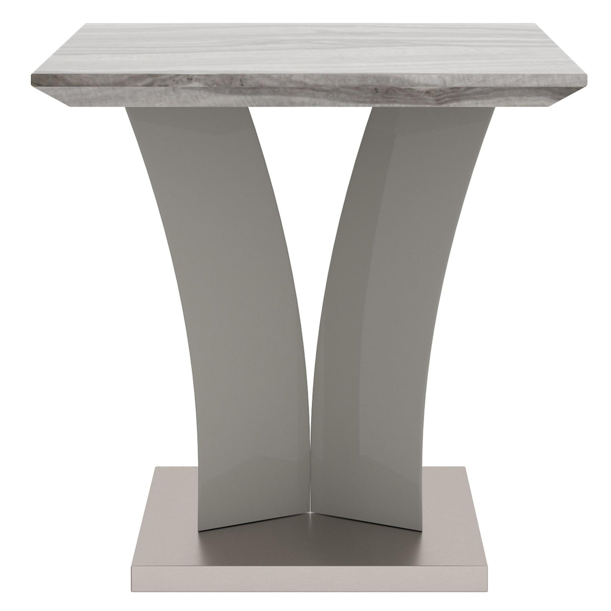 !nspire Napoli 501-545GY Accent Table - Light Grey IMAGE 3