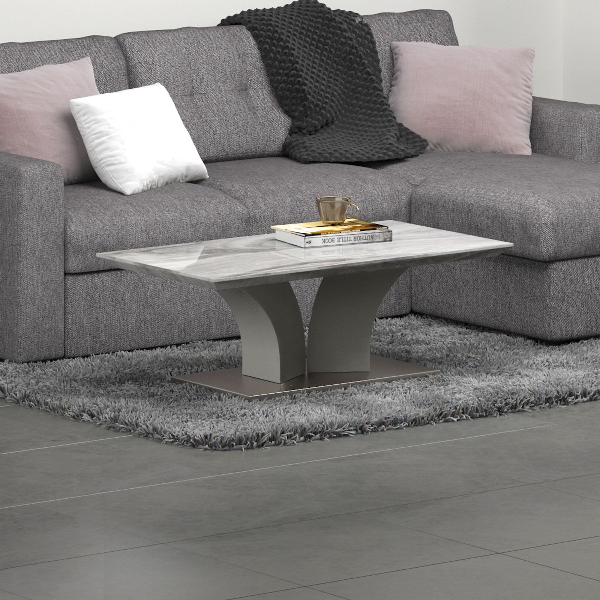 !nspire Napoli 301-545GY Coffee Table - Light Grey IMAGE 2