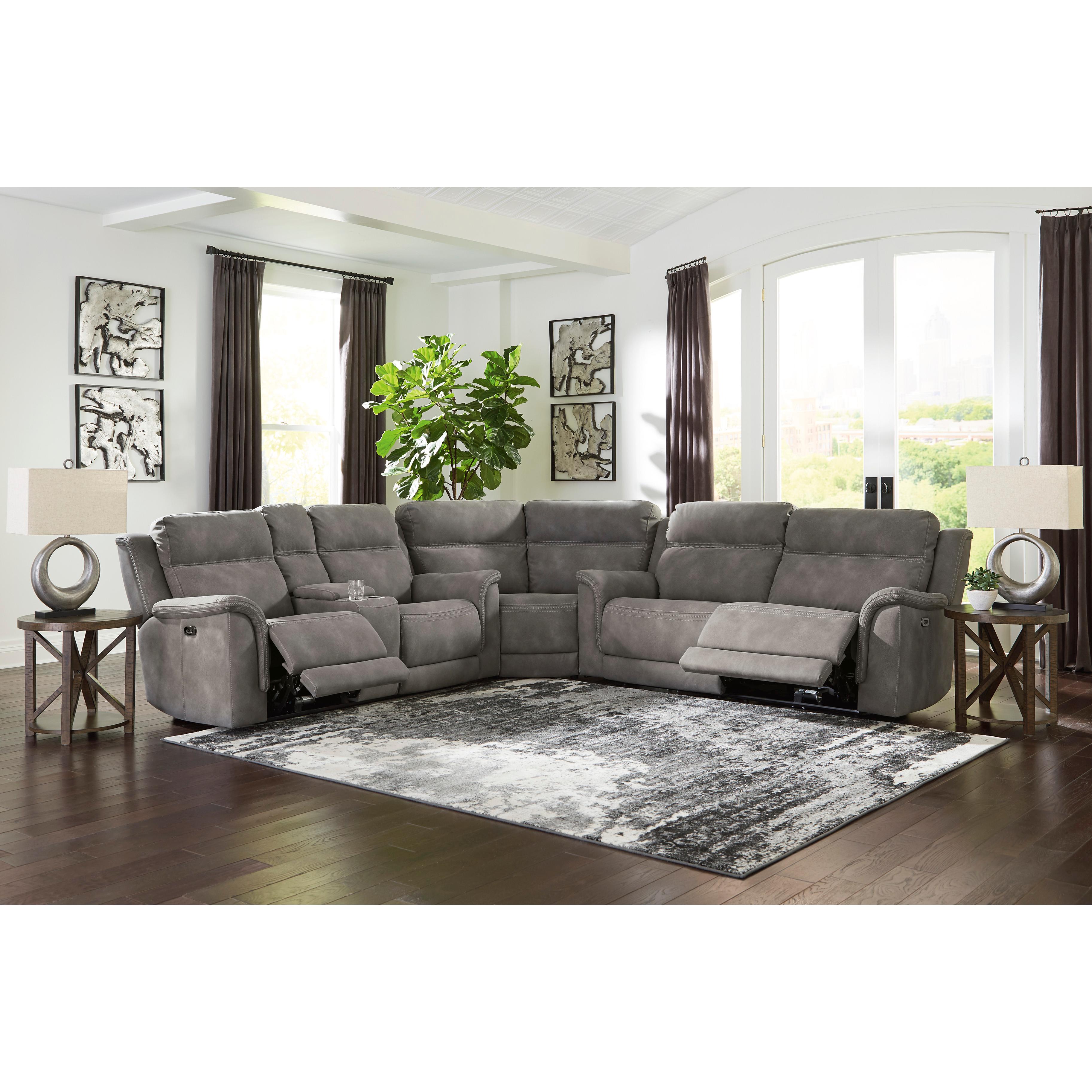 Signature Design by Ashley Next-Gen DuraPella 5930118 Power Reclining Loveseat with Console and Adjustable Headrest IMAGE 16