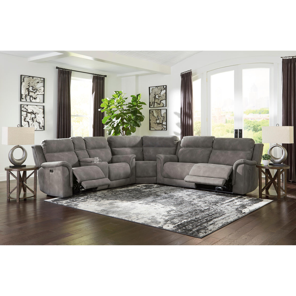 Signature Design by Ashley Next-Gen DuraPella 5930118 Power Reclining Loveseat with Console and Adjustable Headrest IMAGE 16