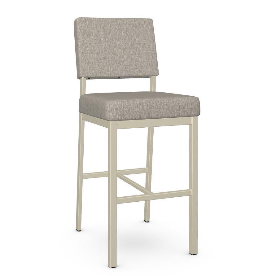 Amisco Mathilde 40340-30/68HT Pub Height Stool - Vanilla/Shiitake IMAGE 1