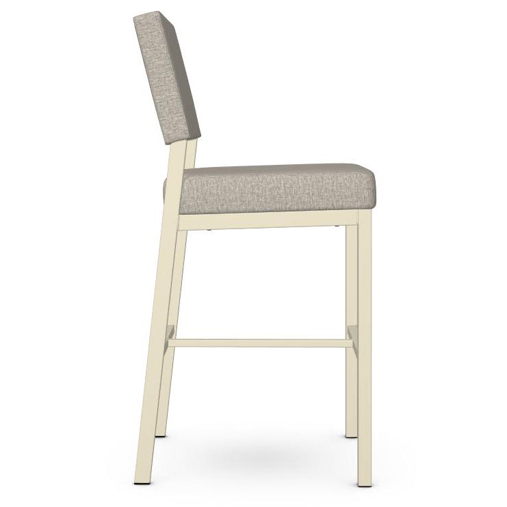 Amisco Mathilde 40340-30/68HT Pub Height Stool - Vanilla/Shiitake IMAGE 3