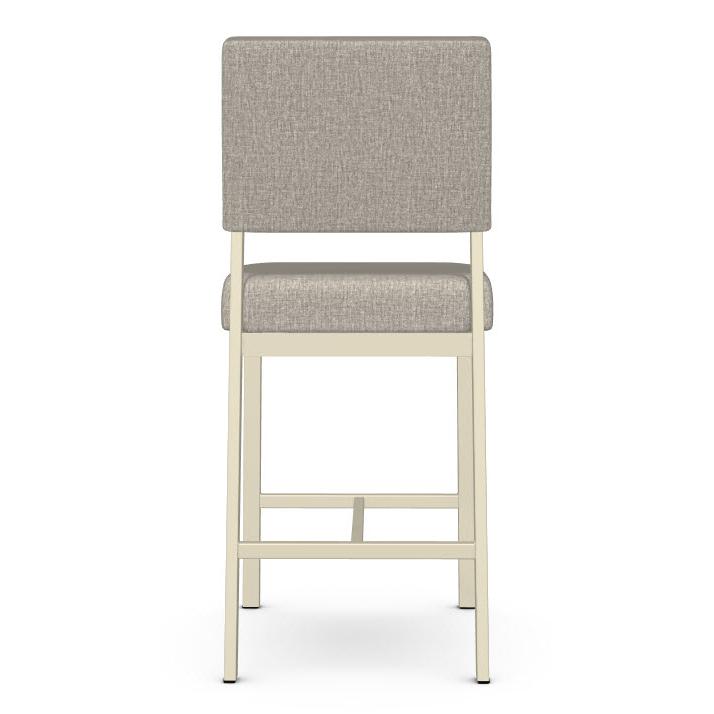 Amisco Mathilde 40340-26/68HT Counter Height Stool - Vanilla/Shiitake IMAGE 4