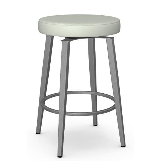 Amisco Zip 42334-26/53EK Counter Height Swivel Stool - Dayglam/Grigio IMAGE 1