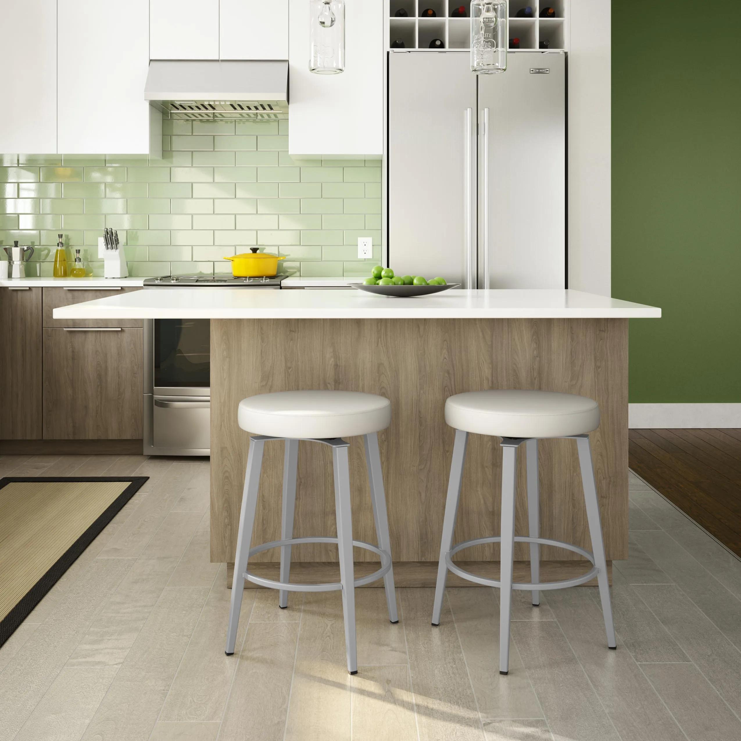 Amisco Zip 42334-26/53EK Counter Height Swivel Stool - Dayglam/Grigio IMAGE 4