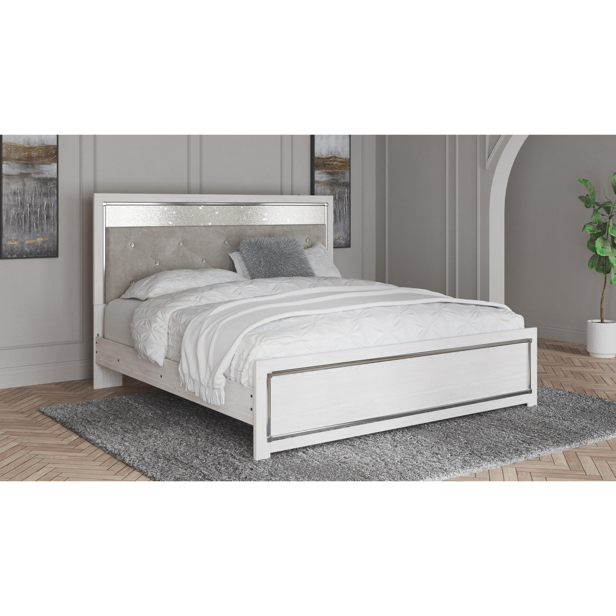 Signature Design by Ashley Altyra B2640B3 King Panel Bed IMAGE 6