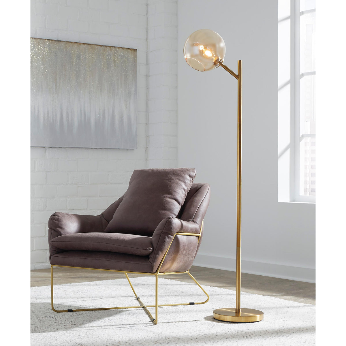 Signature Design by Ashley Abanson L206021 Metal Floor Lamp IMAGE 3