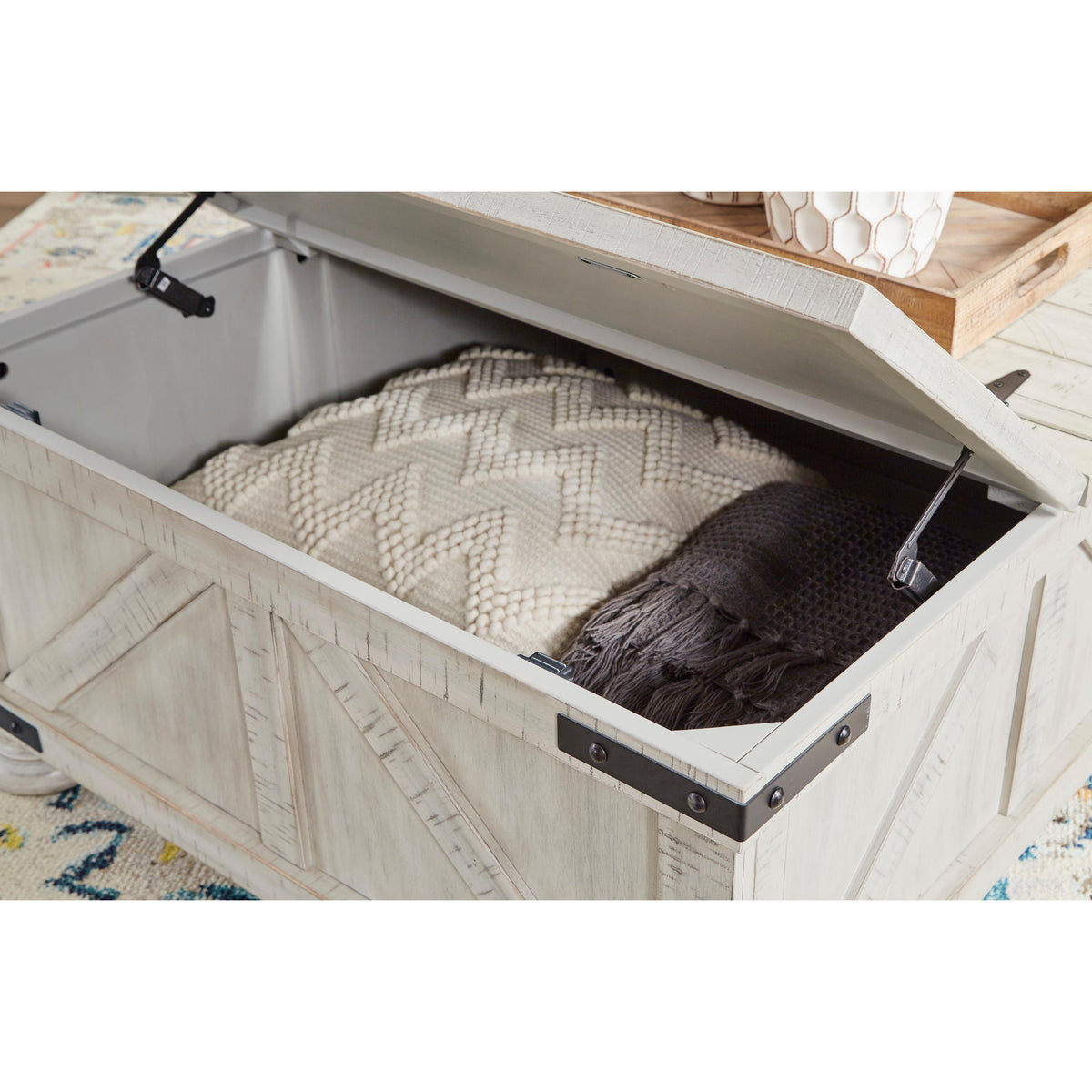 Signature Design by Ashley Carynhurst T929-20 Cocktail Table with Storage IMAGE 6