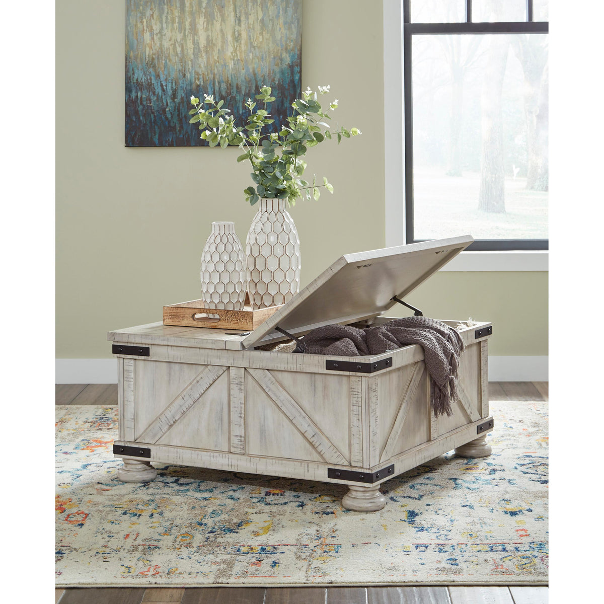 Signature Design by Ashley Carynhurst T929-20 Cocktail Table with Storage IMAGE 8