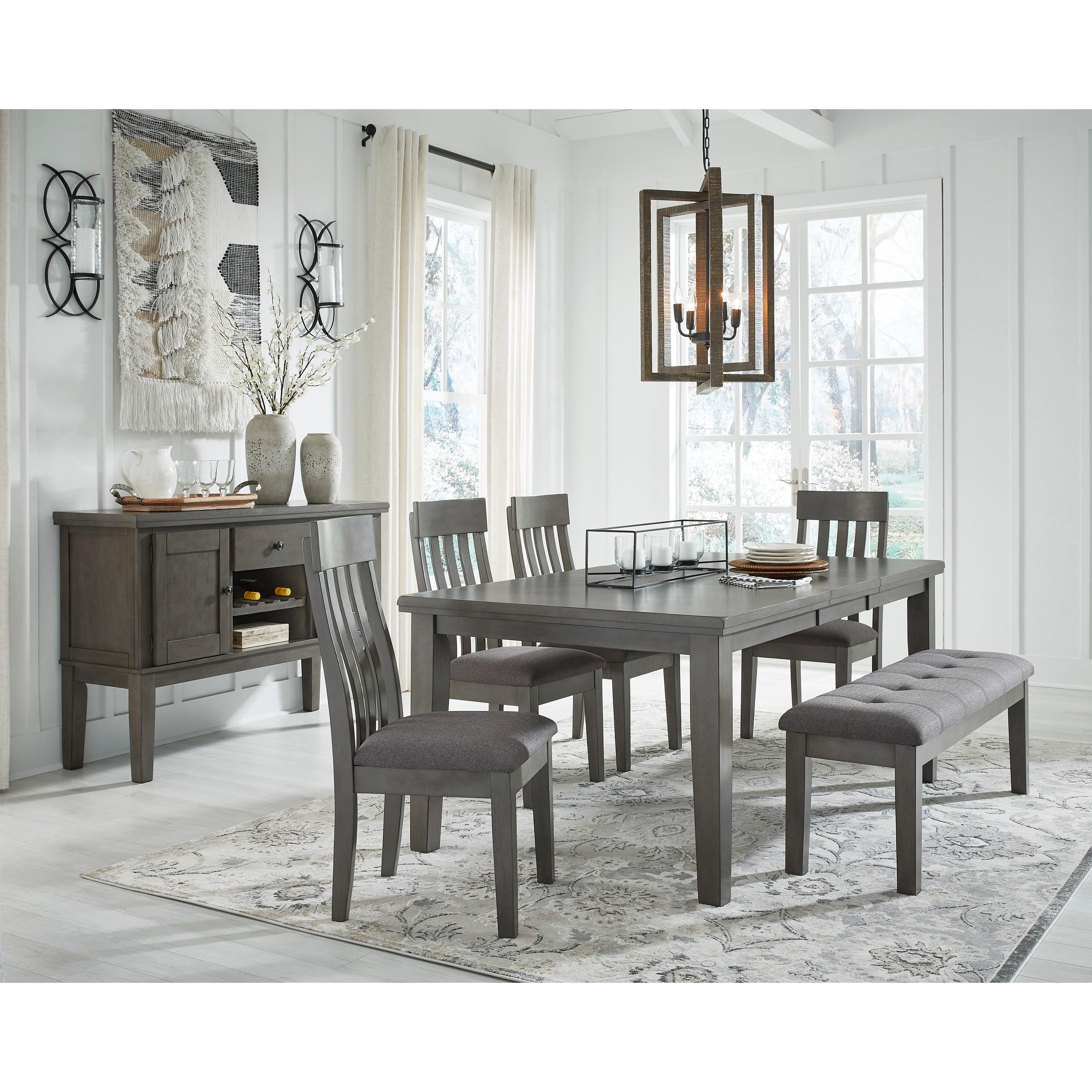 Signature Design by Ashley Hallanden D589-00 Large Upholstered Dining Room Bench IMAGE 5