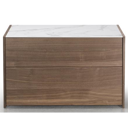 Trica Furniture Illusion 2 Drawers XL Nightstand IMAGE 1