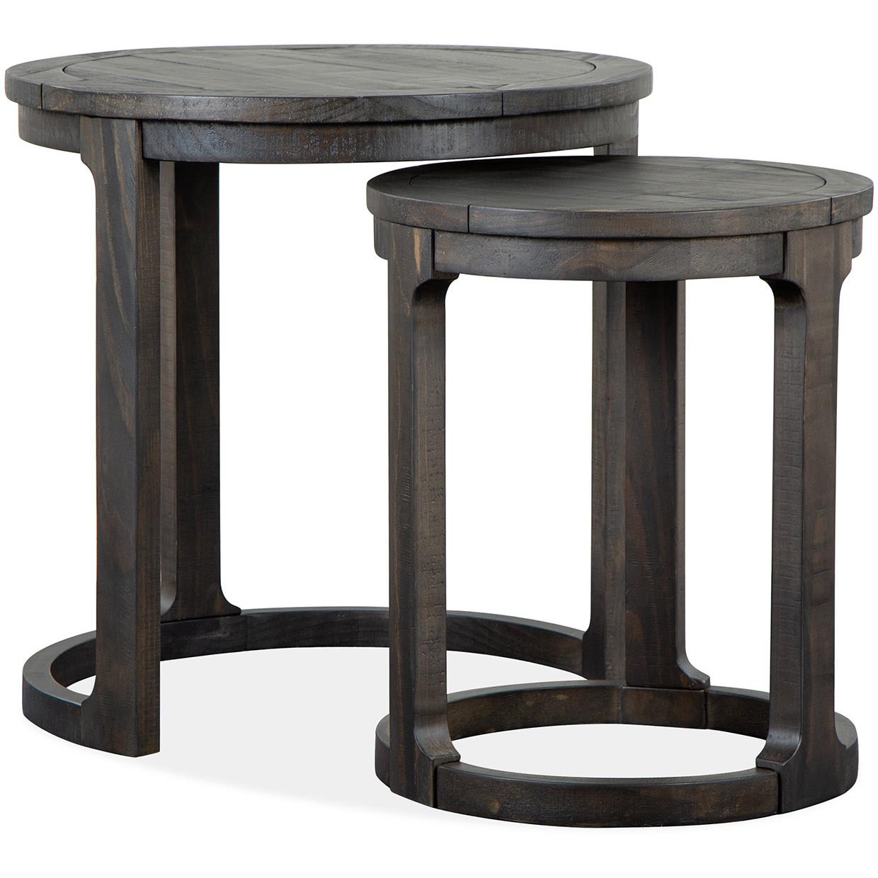 Magnussen Boswell T5263-12 Round Nesting End Table IMAGE 1
