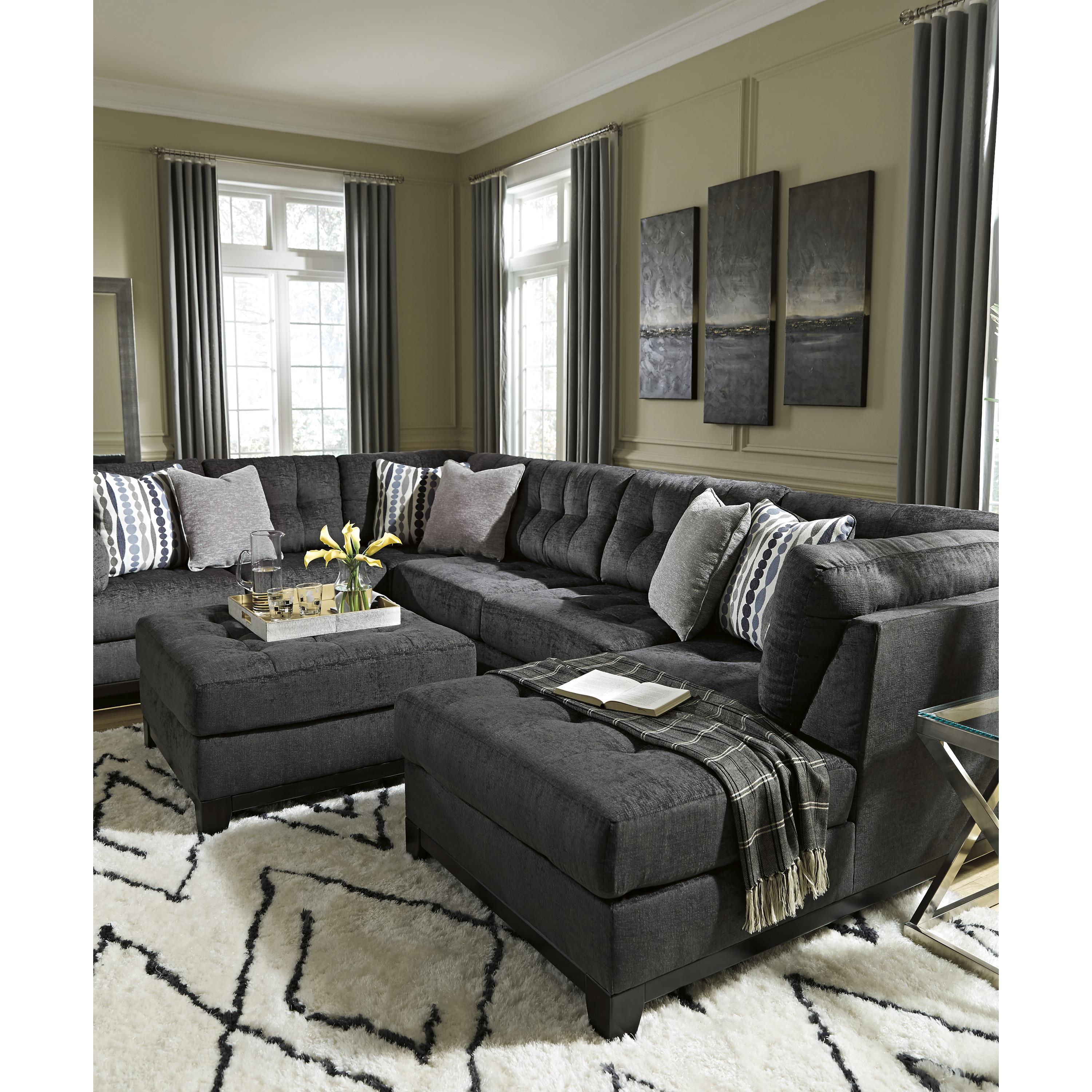 Ashley Reidshire 6762208 Oversized Accent Ottoman IMAGE 6